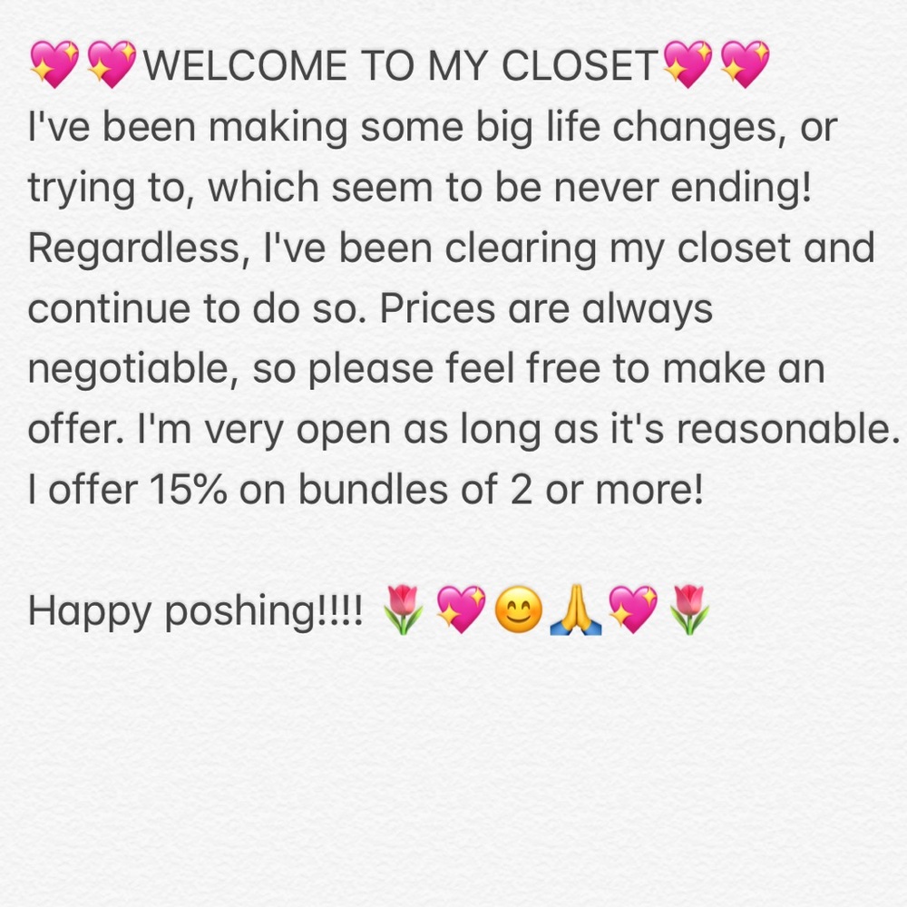 Welcome to my closet!!